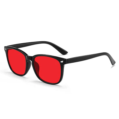 Anti Blue Light Glasses with Red Tinted Lenses Better Sleep Red Lens Filter Glasses Men Women Orange Yellow Lenses Glasses